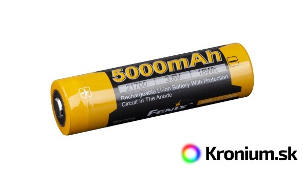 Nabíjateľná batéria Fenix 21700 5000 mAh (Li-Ion)