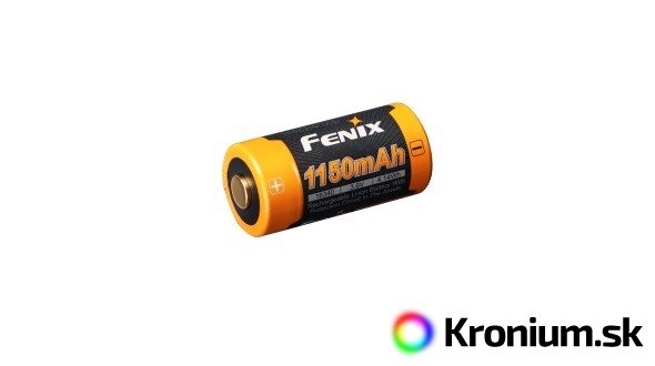 Dobíjateľná batéria Fenix RCR123A 1150 mAh (Li-ion)