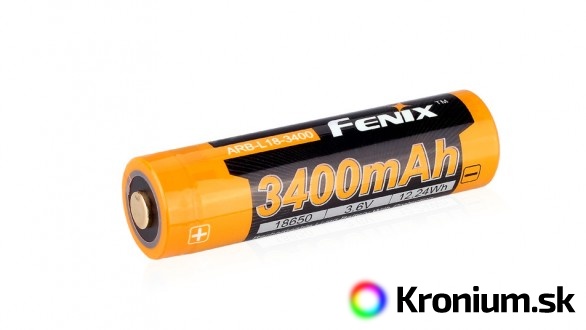 Nabíjateľná batéria Fenix 18650 3400mAh (Li-Ion)