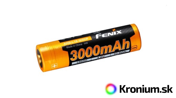 Vysokoprúdová batéria Fenix 18650 3000 mAh (Li-Ion)