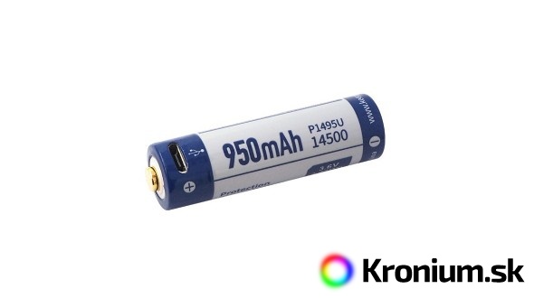 USB akumulátor Keeppower 14500 950 mAh (Li-Ion)