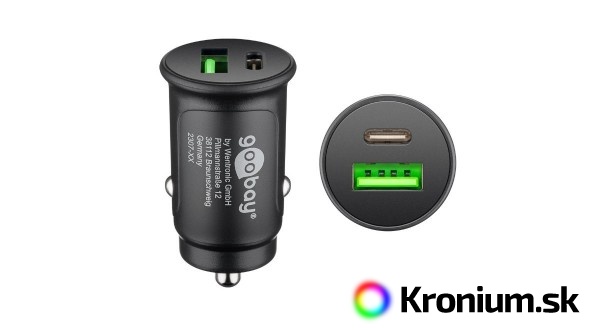 Rýchlonabíjací USB adaptér do auta 30W