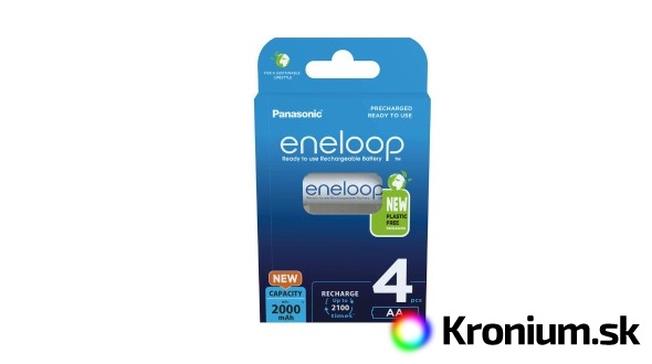 Panasonic Eneloop AA NiMH 4ks 2100 cyklov