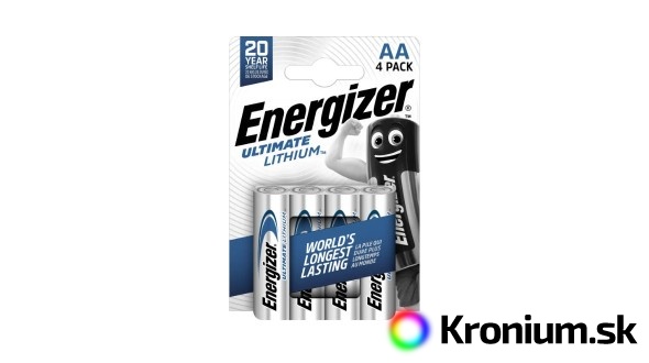 Energizer Ultimate Lithium AA L91 4ks