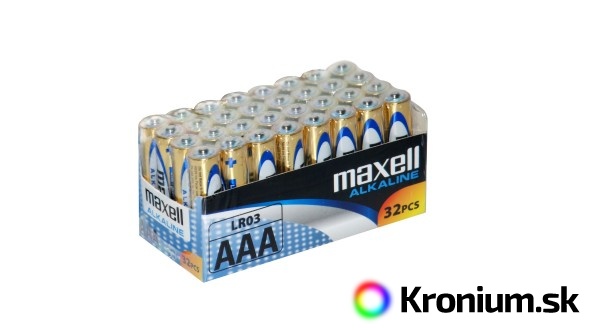 Mikrotužkové alkalické batérie Maxell 32ks