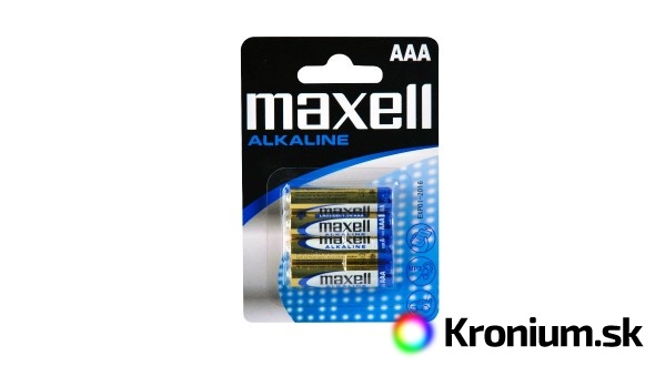 Mikrotužková alkalická batéria Maxell 4ks