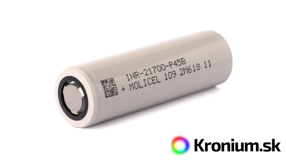 Akumulátor Molicel INR21700-P45B (Li-Ion)
