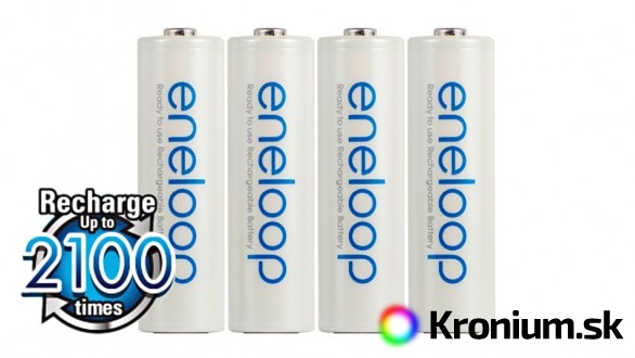 Panasonic Eneloop AA NiMH 4ks 2100 cyklov