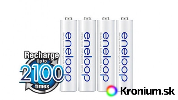 Panasonic Eneloop AAA NiMH 4ks 2100 cyklov