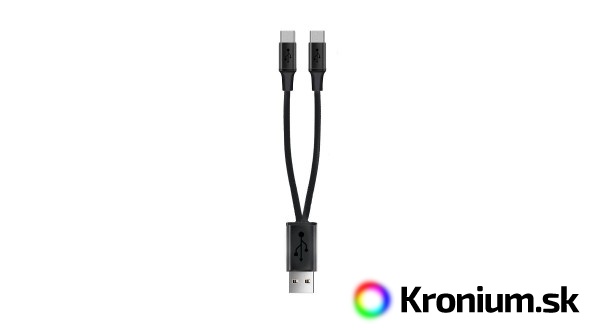 Dvojitý nabíjací micro USB kábel