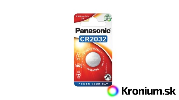 Gombíková lítiová batéria Panasonic CR2032