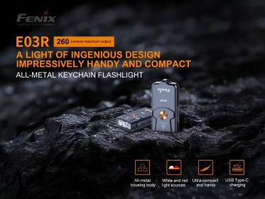 Nabíjateľná baterka Fenix E03R