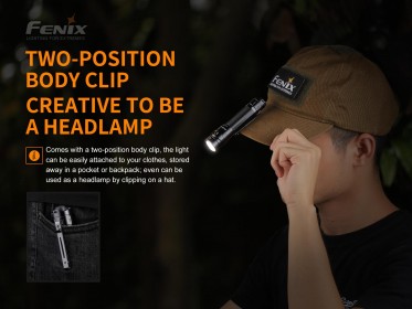 LED baterka Fenix LD30 + USB aku 3400 mAh