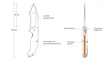 Nôž Ruike P851-B