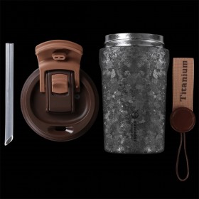 Titánový termohrnček SilverAnt 400 ml
