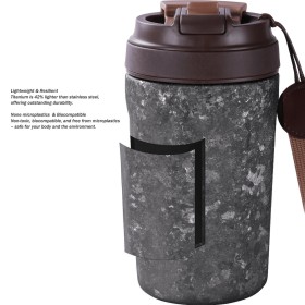 Titánový termohrnček SilverAnt 400 ml