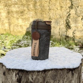 Titánový termohrnček SilverAnt 400 ml