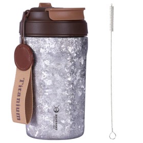 Titánový termohrnček SilverAnt 400 ml