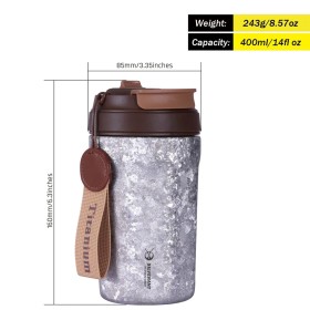 Titánový termohrnček SilverAnt 400 ml