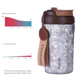Titánový termohrnček SilverAnt 400 ml