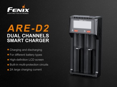 USB nabíjačka Fenix ARE-D2 (Li-ion, NiMH)