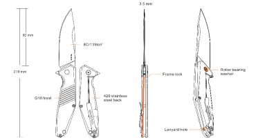 Nôž Ruike D191-B