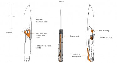 Nôž Ruike P875-SZ