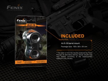 Montáž svietidla na hlaveň Fenix ALG-18