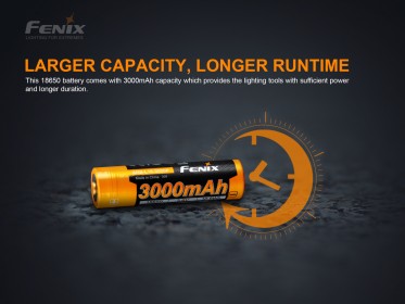 Vysokoprúdová batéria Fenix 18650 3000 mAh (Li-Ion)