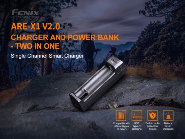 USB nabíjačka Fenix ARE-X1 V2.0 (Li-ion)