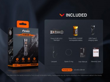 Nabíjateľná baterka Fenix E18R V2.0