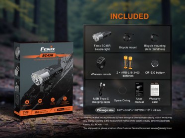 Nabíjacie cyklosvietidlo Fenix BC45R