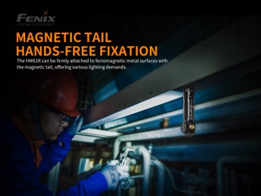 Nabíjateľná čelovka Fenix HM61R Amber