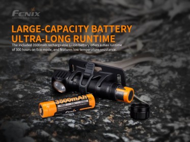 Nabíjateľná čelovka Fenix HM61R Amber