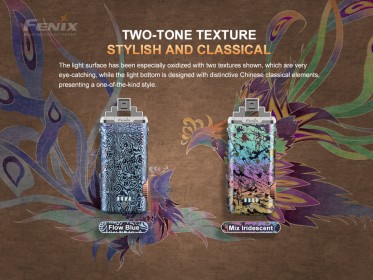 Titánová baterka Fenix APEX 20 modrá