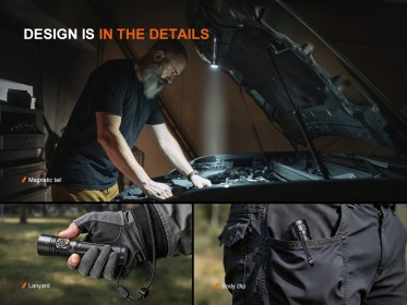 Dobíjateľné LED svietidlo Fenix E40R