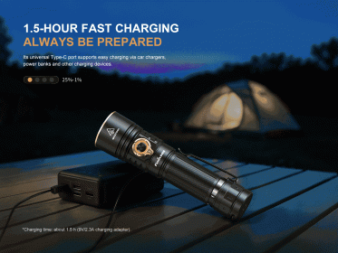 Dobíjateľné LED svietidlo Fenix E40R