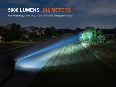 Dobíjateľné LED svietidlo Fenix E40R