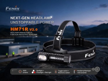 Nabíjateľná čelovka Fenix HM71R V2.0
