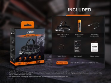 Nabíjateľná čelovka Fenix HM71R V2.0