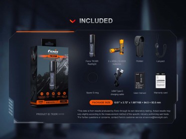 Nabíjateľné svietidlo Fenix TK35R