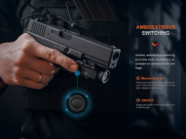 Zbraňové svietidlo Fenix GL06-365 na SIG Sauer P365