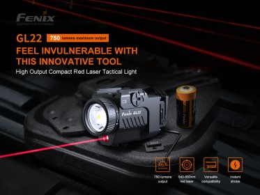 Zbraňové laserové svietidlo Fenix GL22