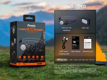Nabíjateľná čelovka Fenix HL17R