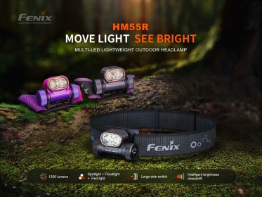 Nabíjateľná čelovka Fenix HM55R