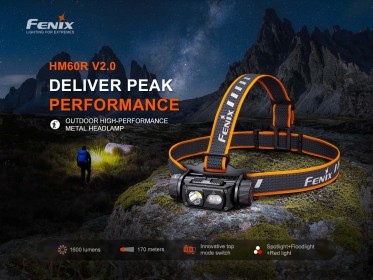 Nabíjateľná čelovka Fenix HM60R V2.0