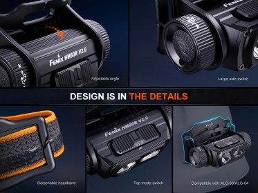 Nabíjateľná čelovka Fenix HM60R V2.0