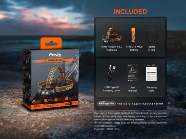 Nabíjateľná čelovka Fenix HM60R V2.0