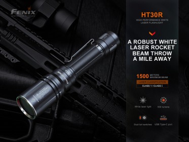 Nabíjateľné laserové svietidlo Fenix HT30R