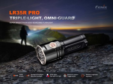 Nabíjateľné pátracie svietidlo Fenix LR35R PRO